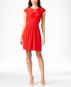 Style & Co. Pleated Flare Dress, Only At Macy's