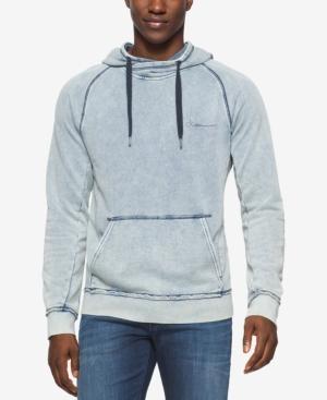 Calvin Klein Jeans Men's Bleach Wash Hoodie