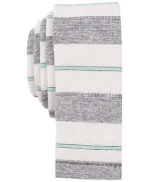 Penguin Men's Garratt Horizontal Stripe Cotton Skinny Tie