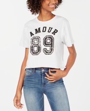 Rebellious One Juniors' Amour 89 Graphic T-shirt
