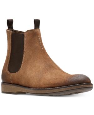 Clarks Men's Hinman Suede Chelsea Boots Men's Shoes