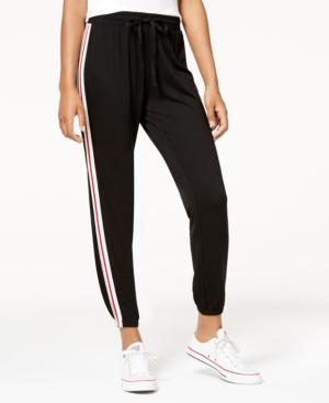 Ultra Flirt By Ikeddi Juniors' Striped Jogger Pants