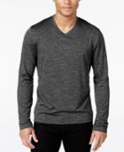 Alfani Men's Performance Long-sleeve Shirt, V-neck