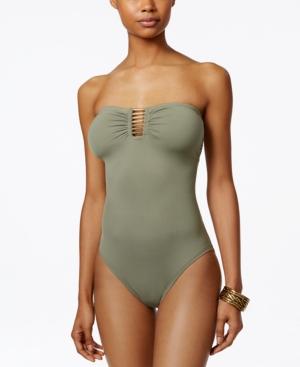 Vince Camuto One-piece Bandeau Swimsuit Women's Swimsuit