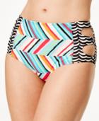 Coco Rave Summer Patch High-waist Cutout Bikini Bottom Women's Swimsuit
