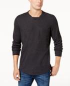 American Rag Men's Band Collar Thermal Shirt, Created For Macy's