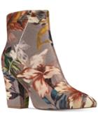 Nine West Savitra Floral Print Booties Women's Shoes