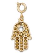 Inc International Concepts Gold-tone Crystal Hamsa Charm, Only At Macy's