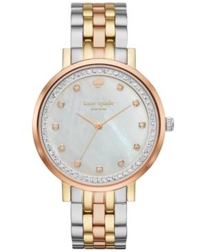 Kate Spade New York Women's Monterey Three-tone Stainless Steel Bracelet Watch 38mm Ksw1143