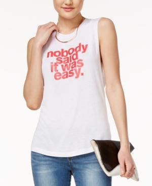 Chrldr Cotton Nobody Said Graphic Tank