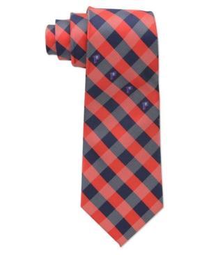 Eagles Wings Detroit Pistons Checked Tie