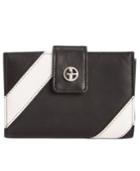 Giani Bernini Stripe Leather Wallet, Created For Macy's