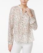 William Rast Anastasia Floral-print Blouse