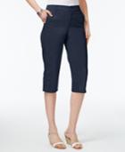 Style & Co Petite Snap-hem Capri Pants, Created For Macy's