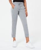 Material Girl Active Juniors' Side-striped Jogger Pants, Created For Macy's