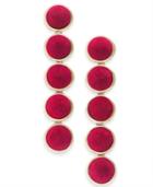 I.n.c. Gold-tone Fabric Ball Linear Drop Earrings, Created For Macy's