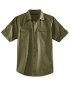 Sean John Men's Solid Button-front Shirt
