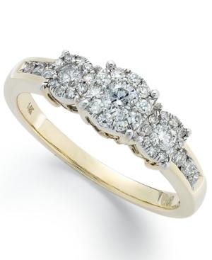 Prestige Unity Diamond Engagement Ring (1/2 Ct. T.w.) In 14k Gold Or White Gold