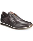 Massimo Emporio Men's Retro Runner Leather Sneakers, Created For Macy's Men's Shoes