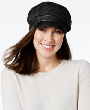 Nine West Faux Suede Newsgirl Cap