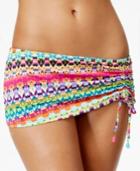 Bleu By Rod Beattie In Living Color Printed Adjustable Swim Skirt Women's Swimsuit