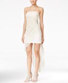 Teeze Me Juniors' Embellished High-low Bodycon Dress