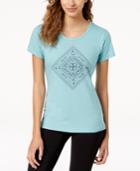 Columbia Summer Festival Diamond-graphic Top