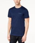 Calvin Klein Men's Stripe Pocket T-shirt