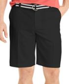 Izod Flat-front Solid Microfiber Shorts