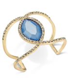 Inc International Concepts Pave & Colored Stone Open Cuff Bracelet, Created For Macy's