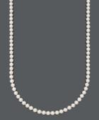 Belle De Mer Pearl Necklace, 30 14k Gold A+ Cultured Freshwater Pearl Strand (7-1/2-8mm)