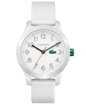 Lacoste Kids' 12.12 White Silicone Strap Watch 32mm
