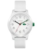 Lacoste Kids' 12.12 White Silicone Strap Watch 32mm