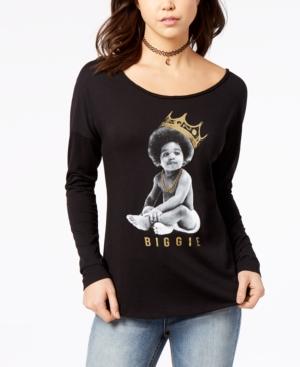 Merch Traffic Juniors' Biggie Smalls Long-sleeve T-shirt