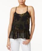 Bar Iii Printed T-back Camisole, Only At Macy's