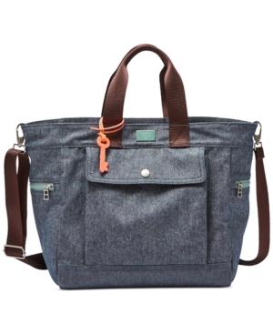 Fossil Dawson Denim Large Tote