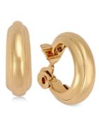 Charter Club Gold-tone Polished Clip-on Hoop Earrings, Created For Macy's