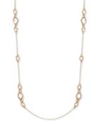 Anne Klein Silver-tone Crystal Strand Necklace