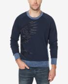 Buffalo David Bitton Men's Raglan Colorblocked Sweater