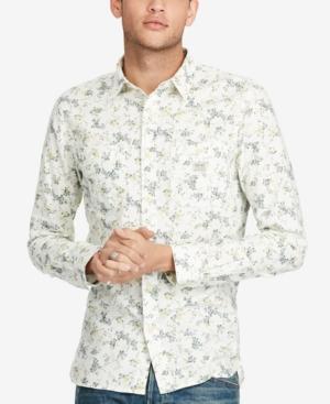 Denim & Supply Ralph Lauren Men's Floral-print Slub Cotton Shirt