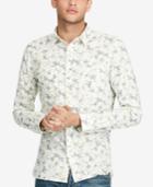 Denim & Supply Ralph Lauren Men's Floral-print Slub Cotton Shirt