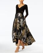 Xscape High-low Brocade Gown