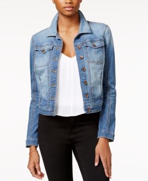 Guess Brittney Phase Blue Wash Denim Jacket