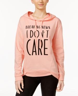 Rebellious One Juniors' Breaking News Graphic Hoodie