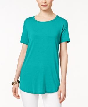 Jm Collection Scoop-neck T-shirt, Only At Macy's