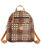 Giani Bernini Plaid Signature Backpack, Created For Macy's