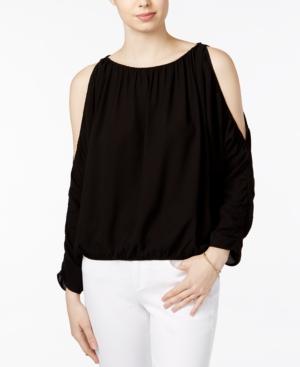 Rachel Rachel Roy Ruched Cold-shoulder Top, Only At Macy's
