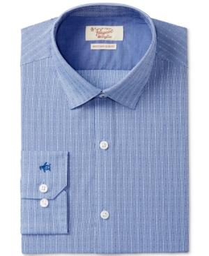 Original Penguin Men's Slim-fit Stretch Pattern Dress Shirt