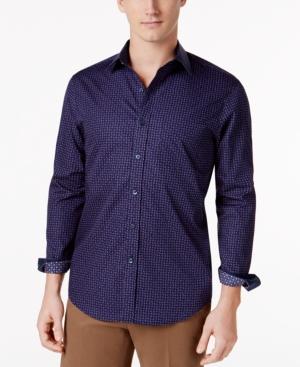 Tasso Elba Men's Mini Paisley Print Shirt, Only At Macy's