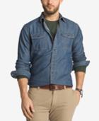 G.h. Bass & Co. Men's Dual-pocket Denim Long-sleeve Shirt